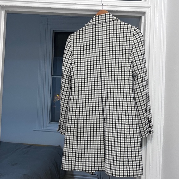 Club Monaco Check Coat - Picture 2 of 11
